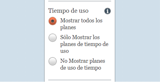 Paso 10 - Seleccione los planes con precios variados por tiempo