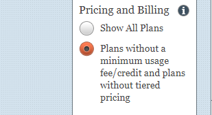 Step Seven - Filter Out  Plans